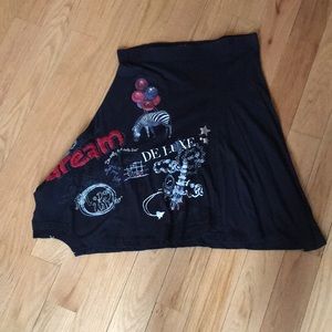 Desigual asymmetrical skirt
